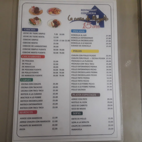 Restaurant Cebicheria La Casa De Miguelito - Iquitos