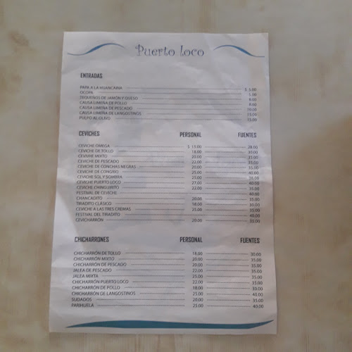 Comentarii opinii despre Puerto Loco