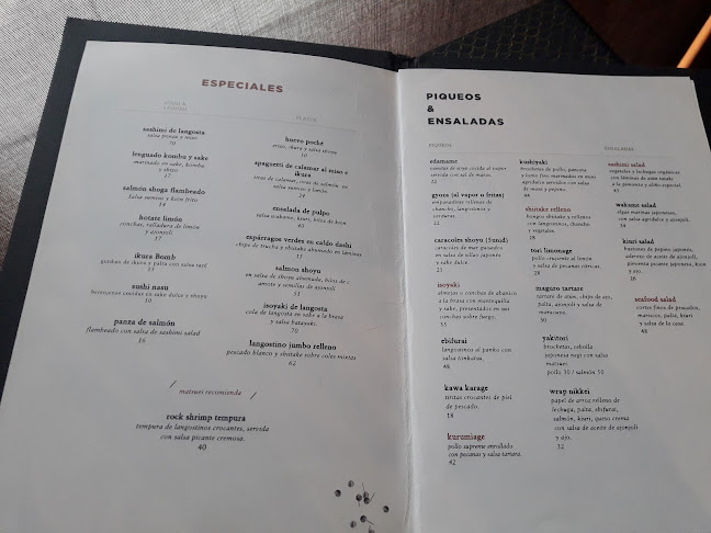 Opinii despre Matsuei Peru în Miraflores - Gastronomía y hostelería