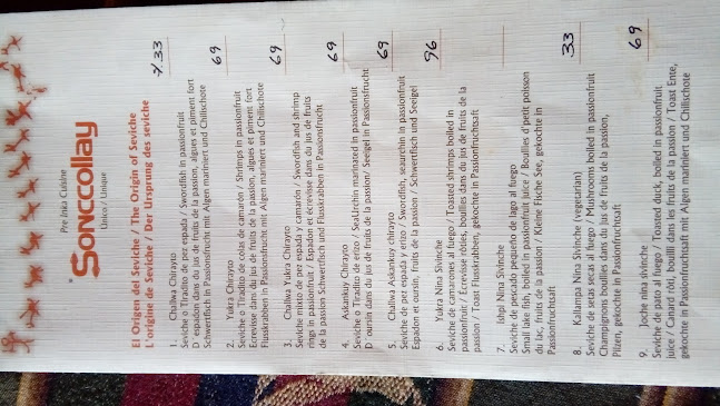 Sonccollay Pre Inka Cuisine - Gastronomía y hostelería