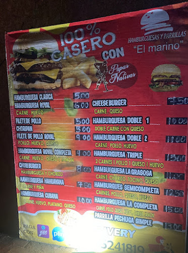 Hamburguesería y parrilas EL MARINO