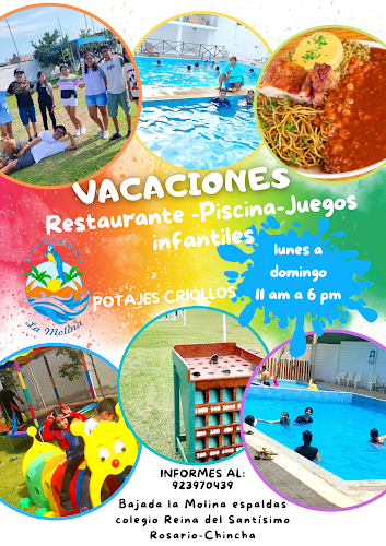 Opinii despre CENTRO RECREACIONAL LA MOLINA în Chincha Alta - Gastronomía y hostelería