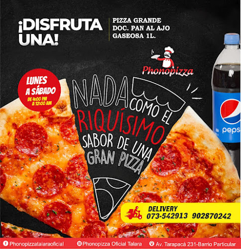 PHONOPIZZA Talara - Gastronomía y hostelería