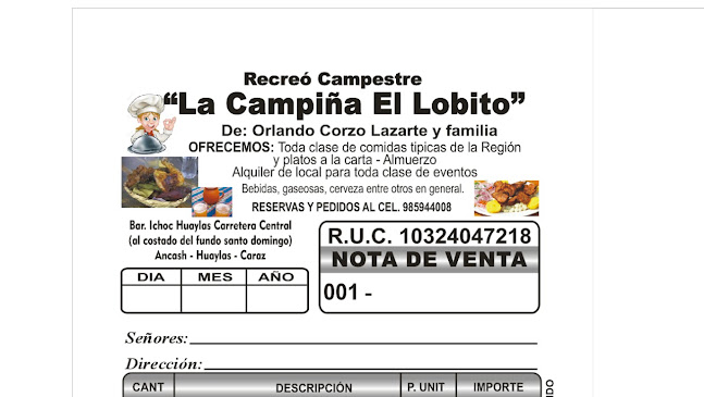 Recreo Campestre "La Campiña" el lobito