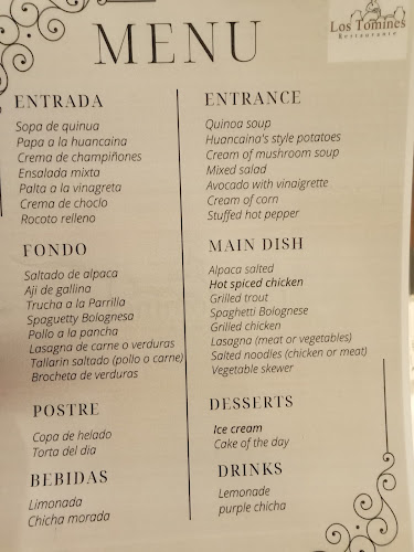 Los Tomines Restaurante Pizzeria