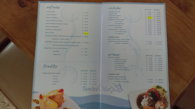 Tumbes Mar Pescados y Mariscos
