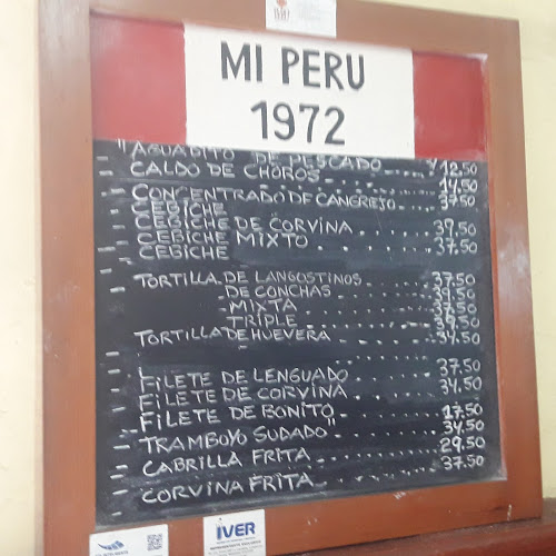Opinii despre Cevicheria Mi Peru 1972 în Barranco - Gastronomía y hostelería