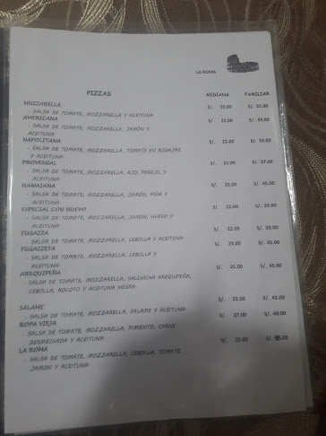 PIZZERIA & RISTORANTE LA ROMA