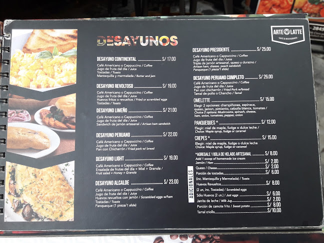 Opinii despre ARTE & LATTE în Lima - Gastronomía y hostelería