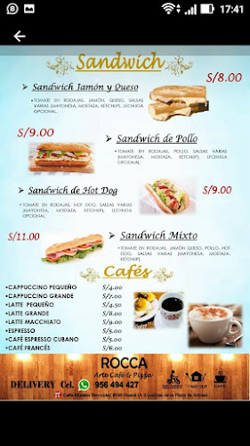 Rocca Arte Café & Pizza - Huaral