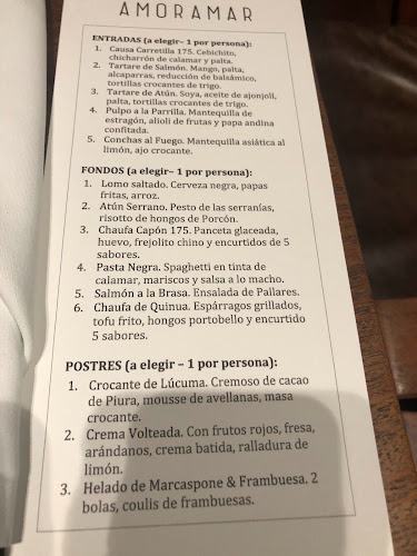 Opinii despre Amoramar în San Isidro - Gastronomía y hostelería