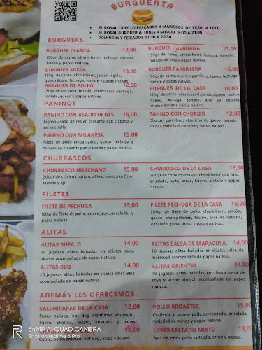 Opinii despre El Rosal în Huacho - Gastronomía y hostelería