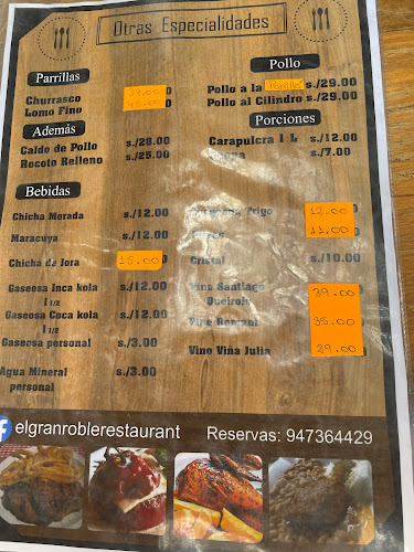 El Gran Roble Restaurant Campestre - Gastronomía y hostelería