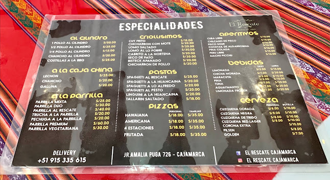 El Rescate Restaurant - Cajamarca
