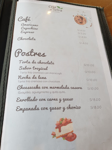 Ceja de Selva - Gastronomía y hostelería