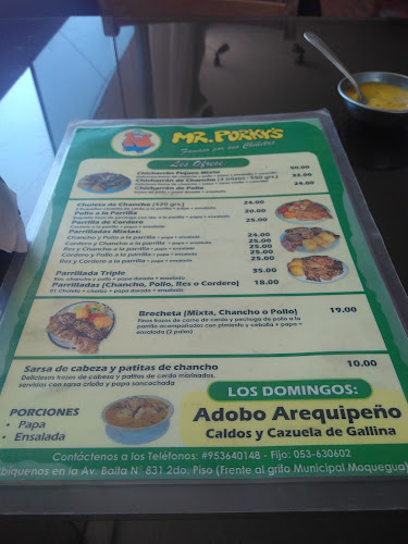 Comentarii opinii despre Parrilladas Porkys