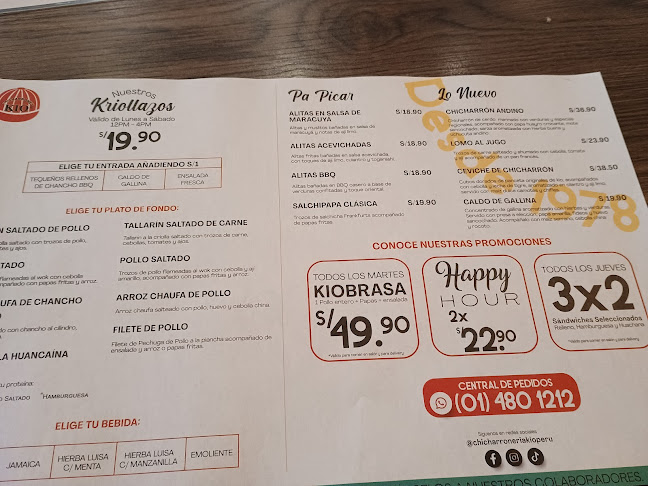 Opinii despre Chicharroneria Kio - La Mar în San Miguel - Gastronomía y hostelería