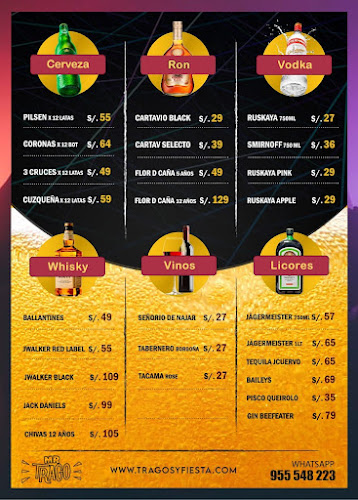 Opinii despre Mr Trago Arequipa Delivery în José Luis Bustamante y Rivero - Gastronomía y hostelería