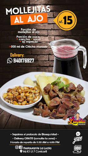 RESTAURANTE "La Lucila" - Gastronomía y hostelería