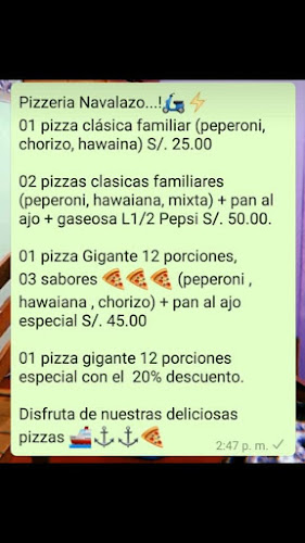 Opinii despre Pizzeria Navalazo în Callao - Gastronomía y hostelería