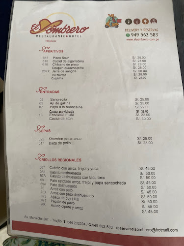 Restaurant Turístico El Sombrero - Gastronomía y hostelería