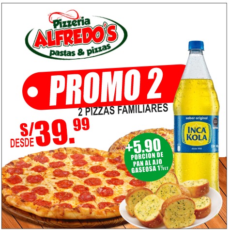 Alfredo's pastas & pizzas - Mi Perú