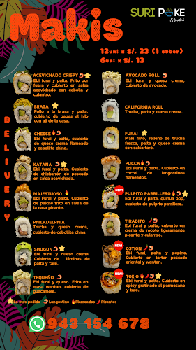 Suri Sushi Bar & Poke - Pucallpa