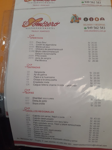 Comentarii opinii despre Restaurant Turístico El Sombrero