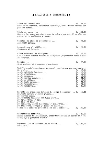 Opinii despre Arlotia în Barranco - Gastronomía y hostelería