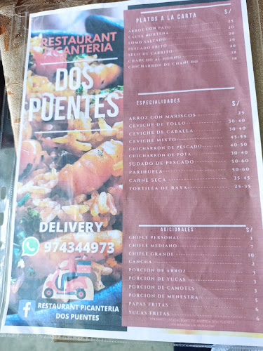Opinii despre RESTAURANT PICANTERIA DOS PUENTES în Mochumí - Gastronomía y hostelería