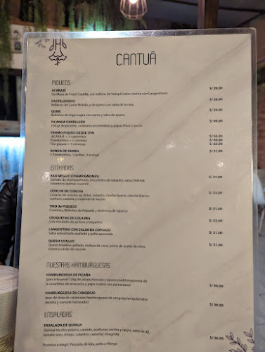 Opinii despre CANTUÁ de Maria Panela în Miraflores - Gastronomía y hostelería