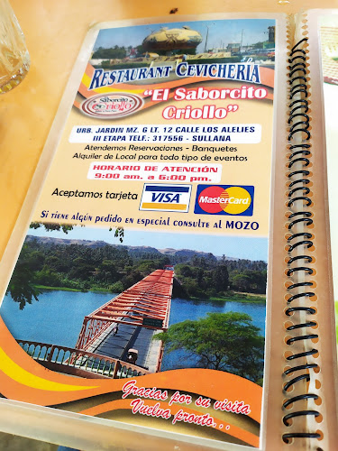 Restaurante El Saborcito Criollo - Gastronomía y hostelería