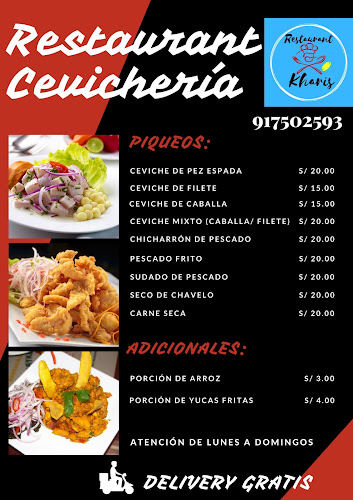 Opinii despre Restaurant Kharis în Talara - Gastronomía y hostelería