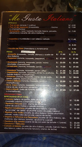 Me Gusta Italiano - Gastronomía y hostelería
