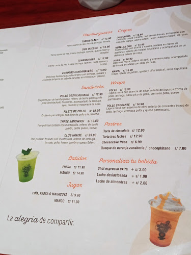 Opinii despre TUNKIMAYO CAFE în Tacna - Gastronomía y hostelería