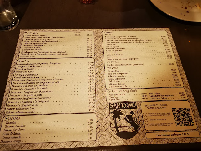 San Remo - Gastronomía y hostelería