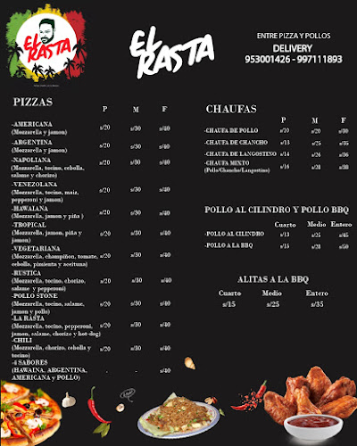 EL RASTA ENTRE PIZZAS Y BRASAS