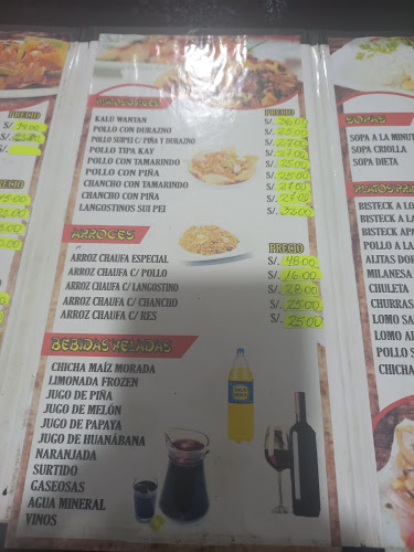 Opinii despre Tay pa în Bagua - Gastronomía y hostelería