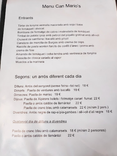 Restaurante Can Mario's