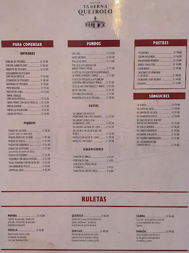 Opinii despre Antigua Taberna Queirolo în Pueblo Libre - Gastronomía y hostelería