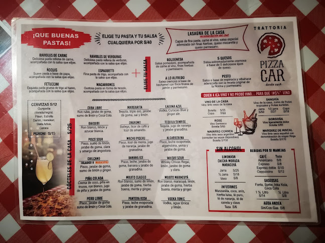 Trattoria Pizza Car - Gastronomía y hostelería