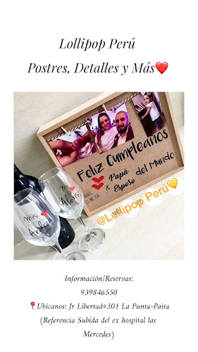 Lollipop Perú Postres Detalles y Más - Gastronomía y hostelería