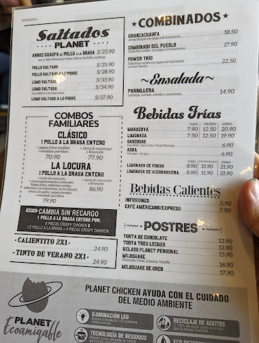 Opinii despre Planet Chicken în Independencia - Gastronomía y hostelería