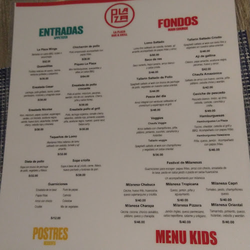 Opinii despre La Plaza Bar & Grill în Lima - Gastronomía y hostelería