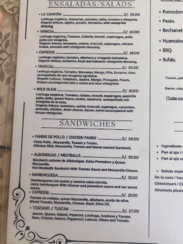 Wild Olive Trattoria & Guest House - Gastronomía y hostelería