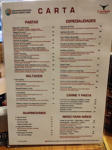 Opinii despre LongHorn Grill & Drinks - Cajamarca în Cajamarca - Gastronomía y hostelería