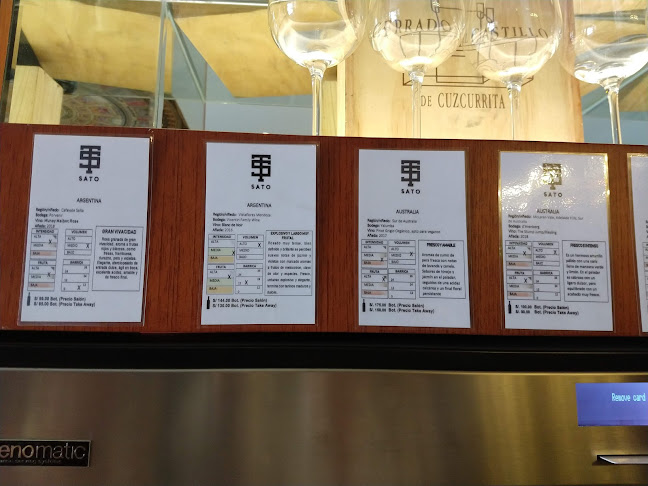 Opinii despre SATO Kitchen Atelier & Wine Boutique în San Isidro - Gastronomía y hostelería