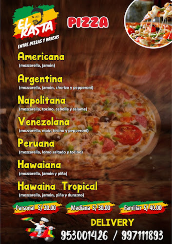 Comentarii opinii despre EL RASTA ENTRE PIZZAS Y BRASAS