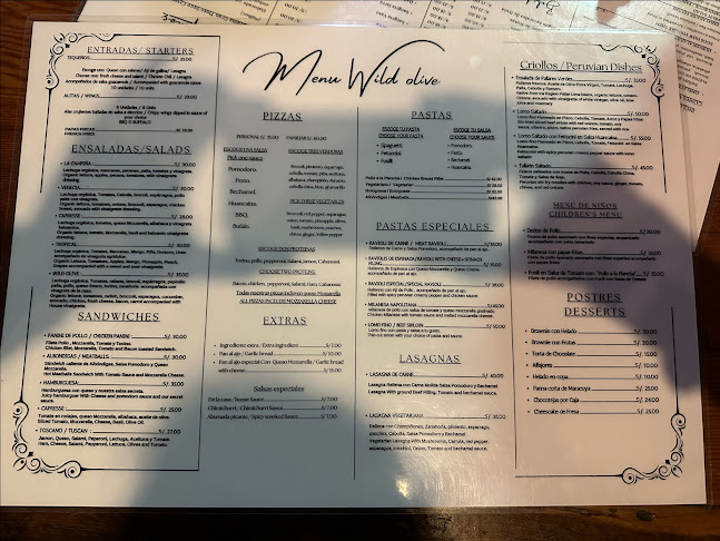 Wild Olive Trattoria & Guest House - Huacachina