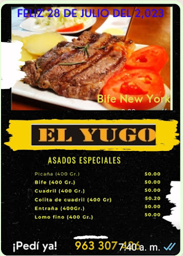 Recreo Campestre y Asados de carnes "El Yugo".